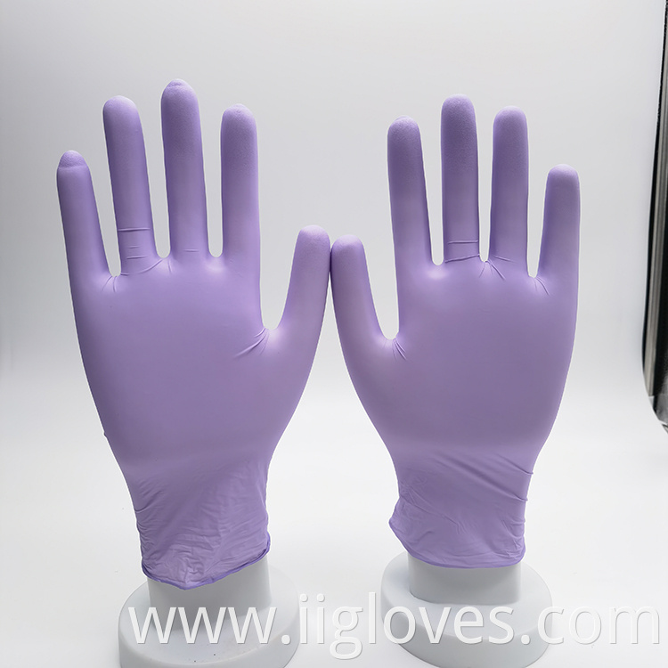 Nitrile Kitchen Working Safety Gloves Powder Free Food Grade Waterproof Nitrile Gloves